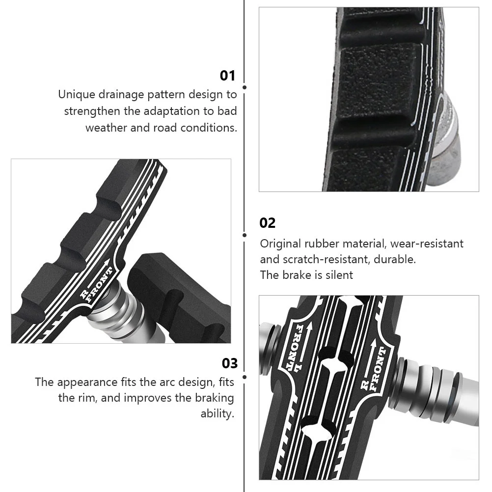 V-тормозные бесшумные велосипедные блоки колодки для горного велосипеда