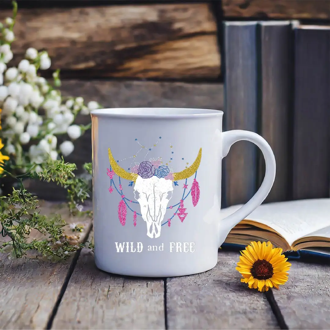 8 Упаковок УФ-наклеек DTF Mystic Boho Водонепроницаемые Декоративные Наклейки Для Чашек