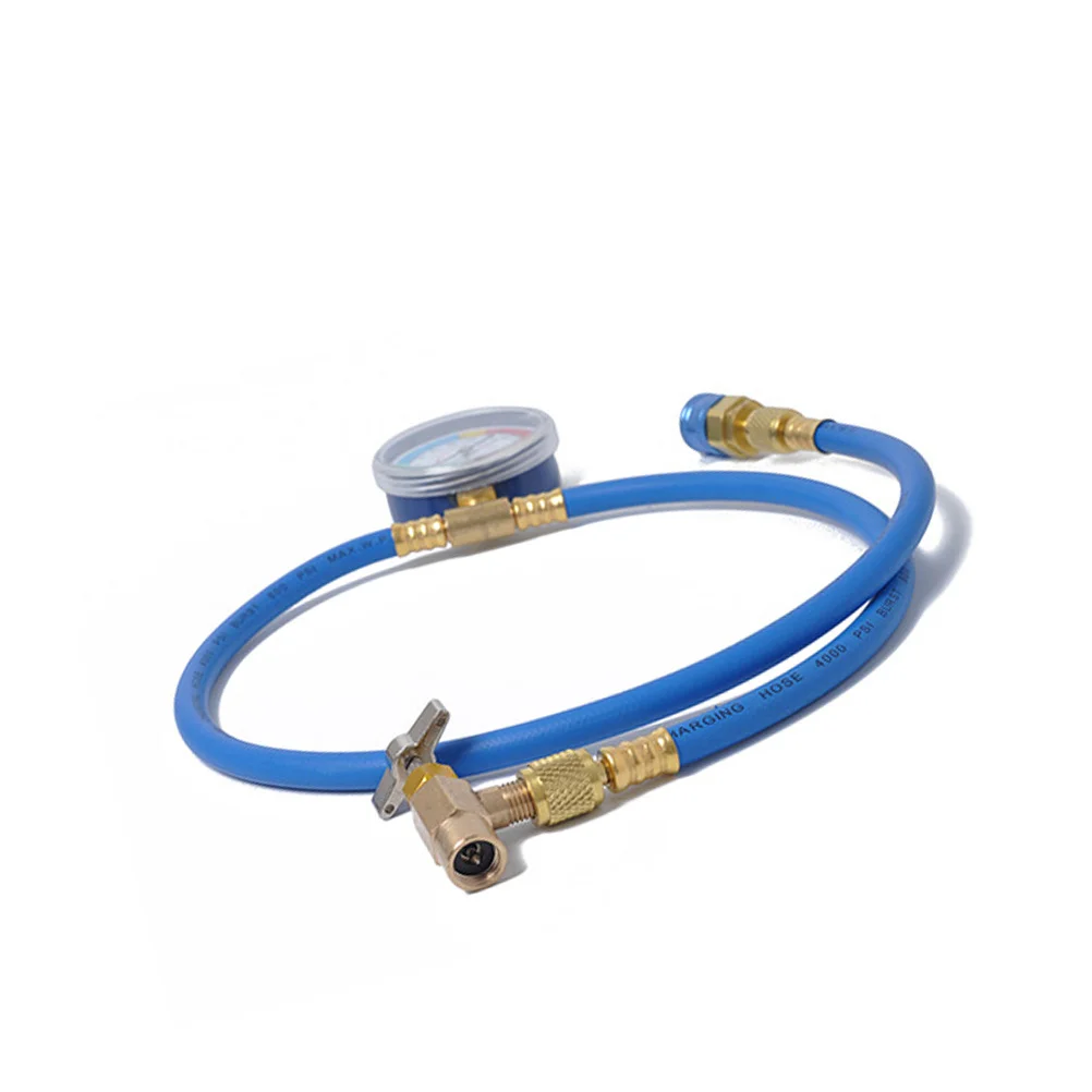 

Refrigerant Hose Recharge Hoses Charging Hvac Efrigerant Ac R134A Kit Car Air Conditioning Fill Pressure Gauge