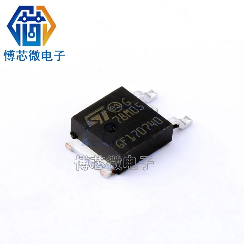 

【100PCS】L78M05CDT-TR L78M05CDT Package TO-252-2New original genuine Power Supply Chip