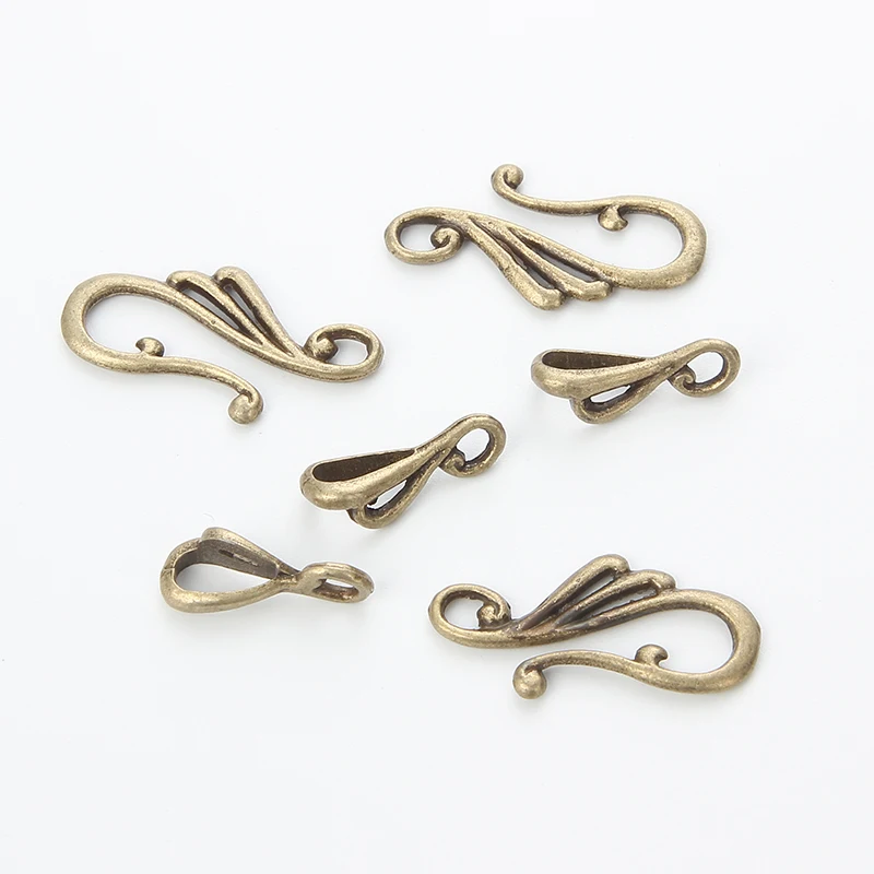 10 шт. застежки-крючки из цинкового сплава |