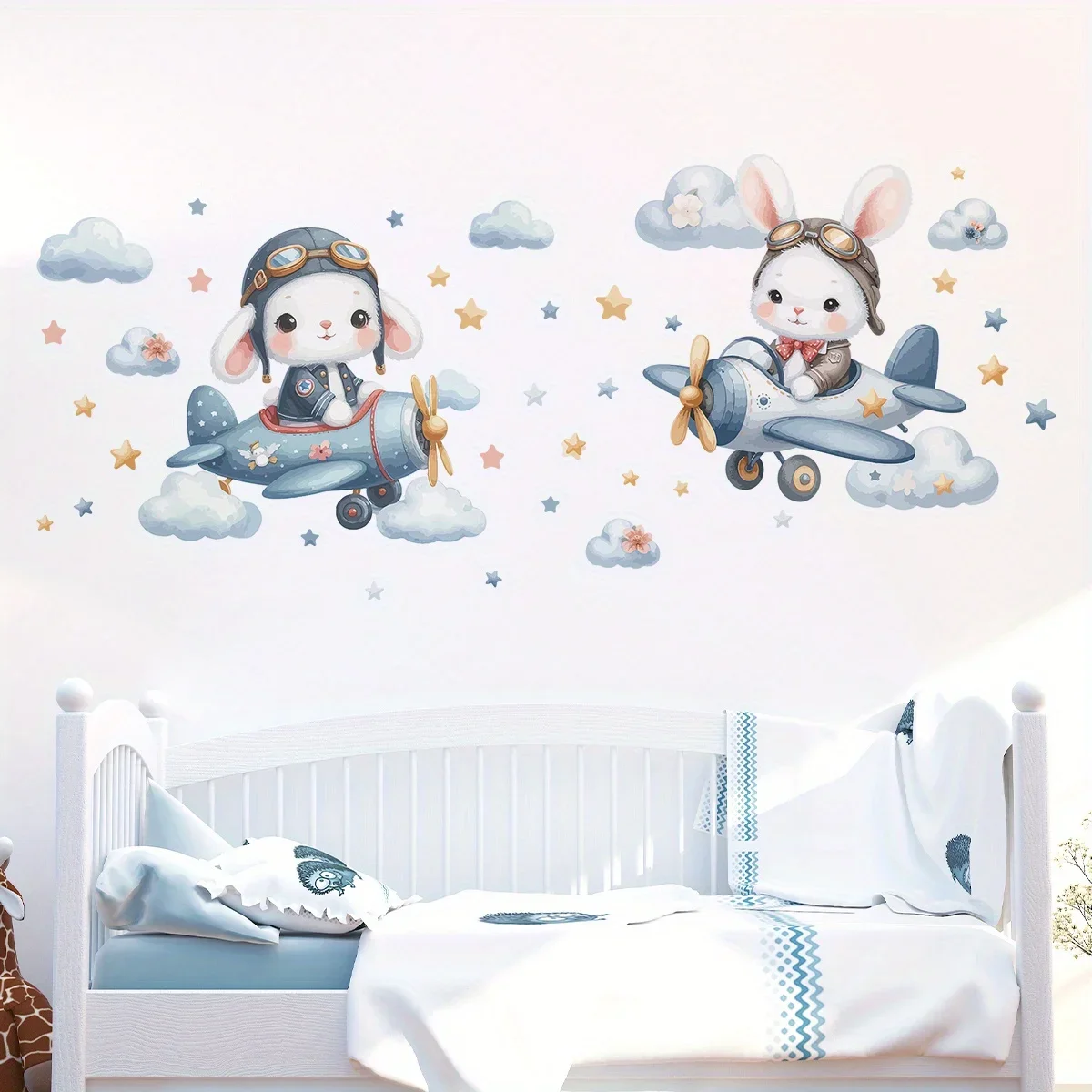 Мультяшный кролик медведь Фотофон для детской комнаты детская комната Домашний