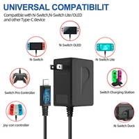5v 2 1a fast charging ac adapter charger for nintendo switch charger for nintendo switch oled dockcontroller support tv mode