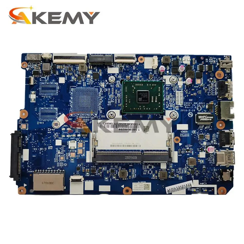 NM-A841 материнская плата для ноутбука Lenovo ideapad 110-15ACL с E1 A4 A6 A8 AMD CPU V2GB GPU | Компьютеры и