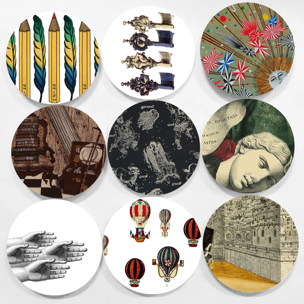 Высококачественная настенная тарелка красивая декоративная сделанная вручную