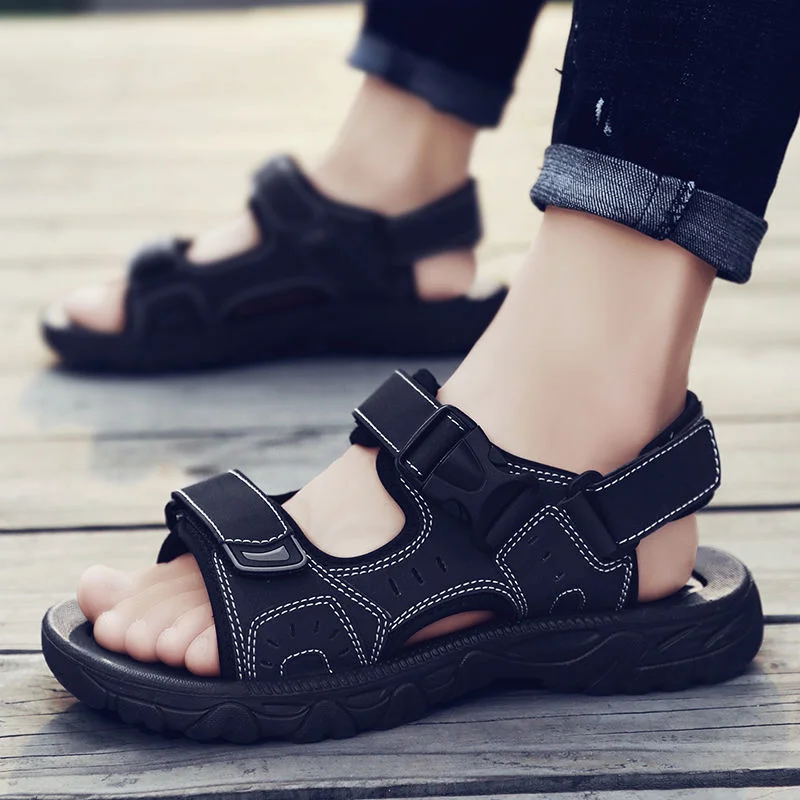 Leather Sandals Men's 2021 New Summer 