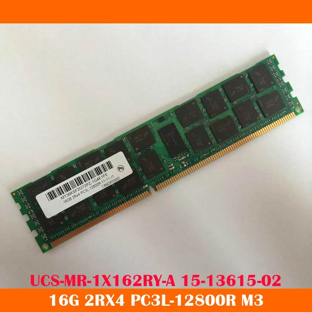 RAM UCS-MR-1X162RY-A 15-13615-02 16GB 16G 2RX4 PC3L-12800R M3 Server Memory Fast Ship High Quality Works Fine