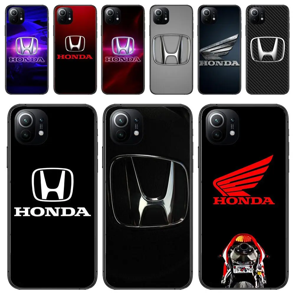

Honda Luxury Car Phone Case For Xiaomi 13 12 11T 9 11 10C 9T 8 9SE 11i Lite Ultra Note10 Poco F3 M4 M3 Pro Luxury Design Cover
