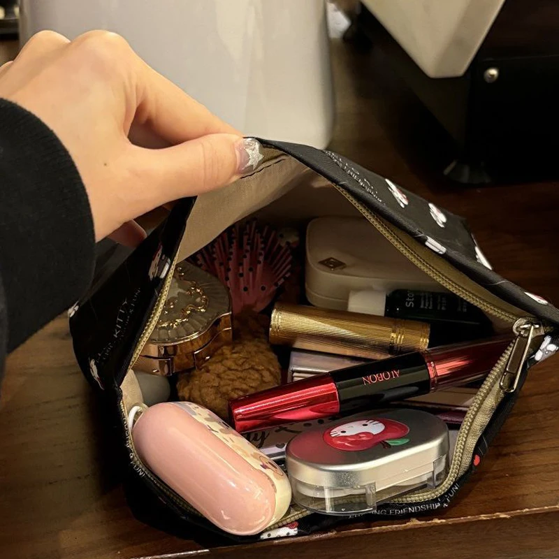 Hello Kitty Sanrios косметичка милая большая вместительная водонепроницаемая Kawaii