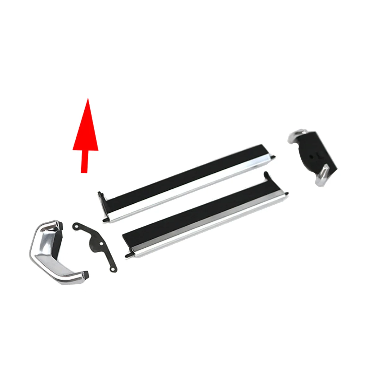 

1Pair Front Middle AC Air Outlet Trim Clip Grille Slide Repair Kit