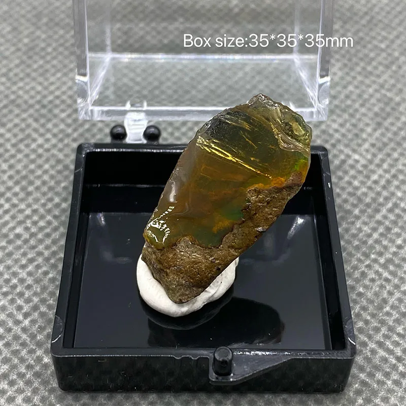

100% natural rare Opal gem mineral specimen quartz gemstones free shipping box size 3.5cm