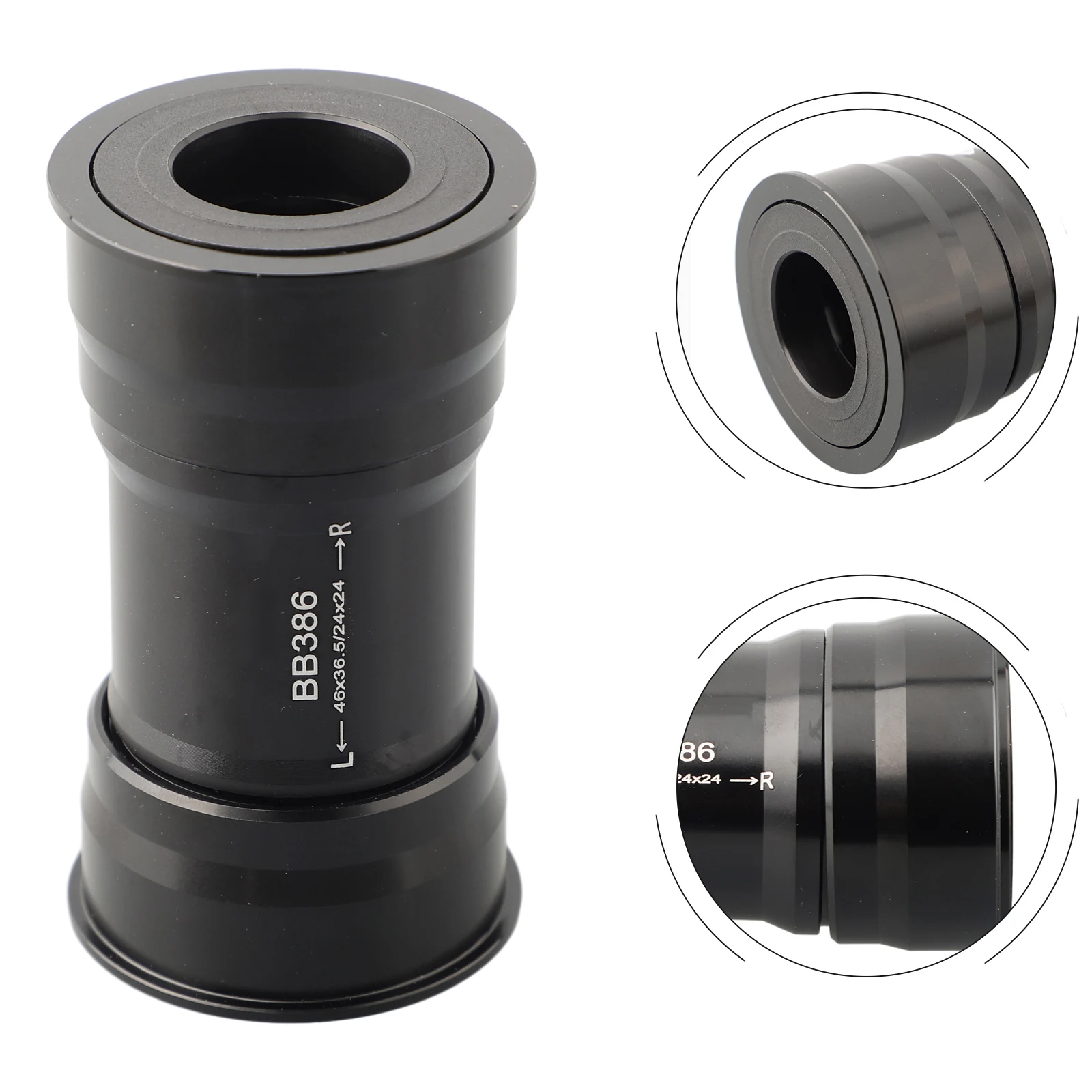 Нижний кронштейн для горного велосипеда BB386 до 24 мм нижний Holowtech уплотнительный