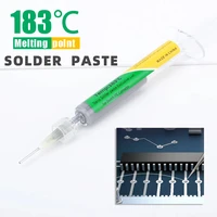new type low temperature lead free syringe smd solder paste flux for soldering led repair welding paste tool