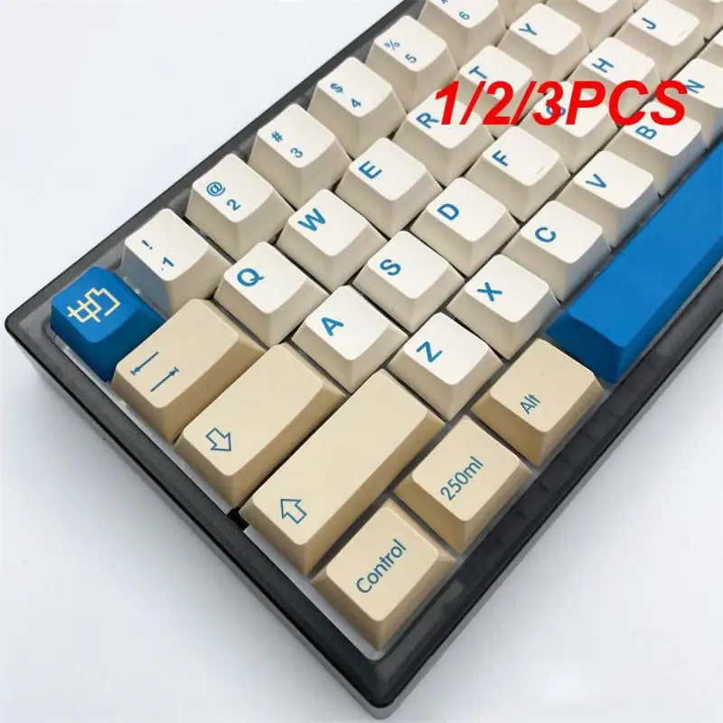 

1/2/3PCS KeysLand XDA PBT Dye Sub Keycaps 126/133 Keys 9009 Retro For Cherry Mx Switch Mechanical Keyboard FEKER IK75 GMK