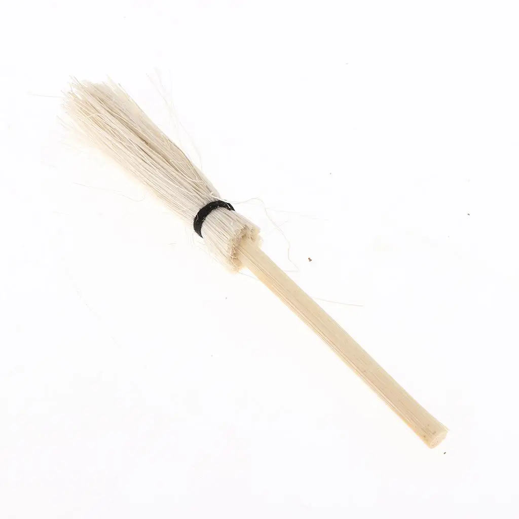 

3X 10 Pcs 1/12 Dollhouse Housework Broom Cleaning Tool Kitchen Garden