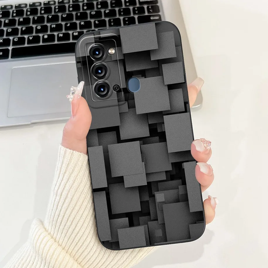 For Itel Vision 3 Case Popular Flower Soft Silicone Camera Lens Protection Phone Cover Fundas S17 S661W P38 P 38 Bumper