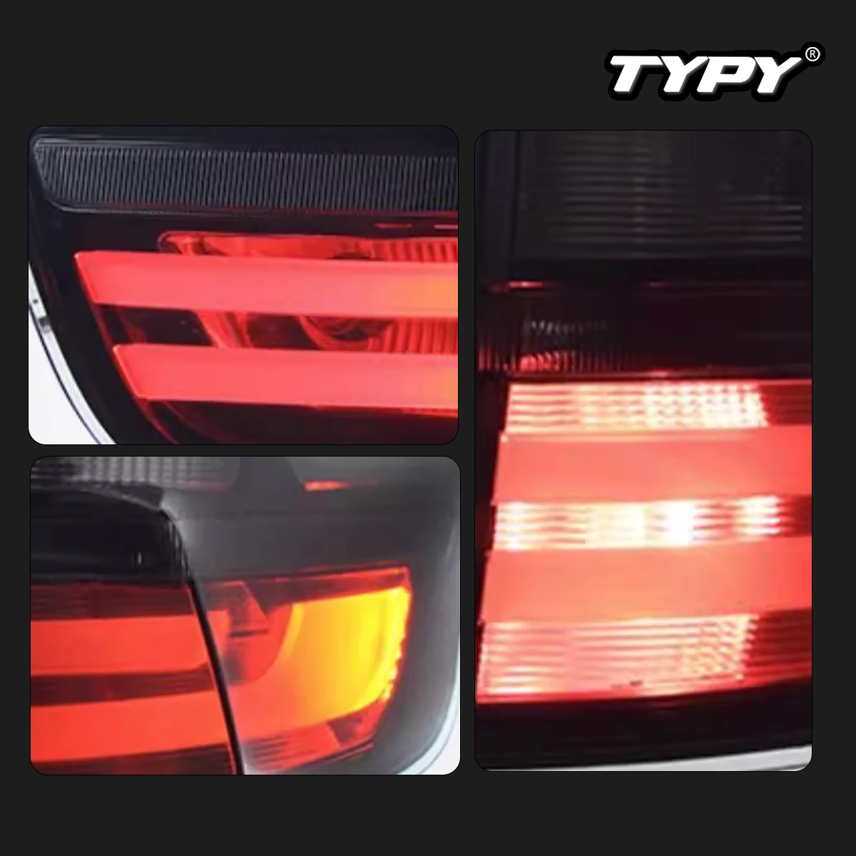 Автомобильные задние фонари TYPY для BMW X6 E71 2008-2014 светодиодный автомобильные