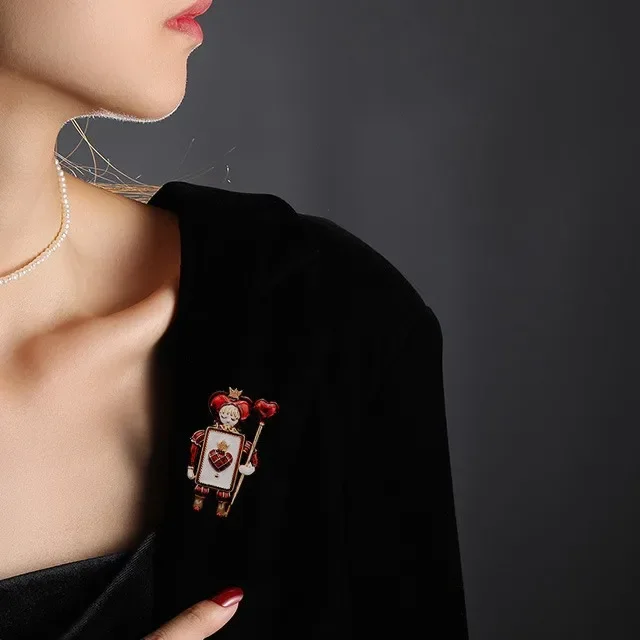 Xi Ling Fei Zi персонаж мультфильма в форме сердца покерная карта дверная защита