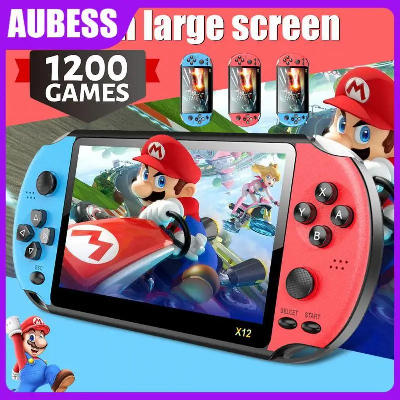 

8gb Game Controller 2500mah Game Consoles 5.1 Inches Retro Game Video Player 1000 Games Game Accessories Support Tf Card