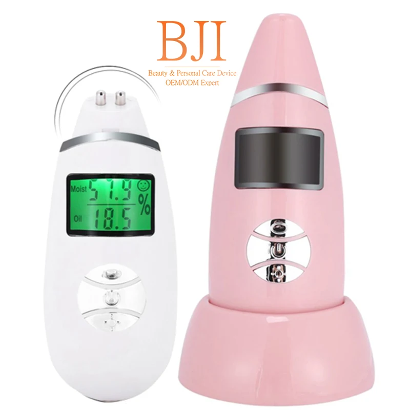 

Skin Analyzer Skin Oil Moisture Tester Face Humidity Water Meter LCD Display Spa Monitor Bio-technology Sensor Skin Care Tools