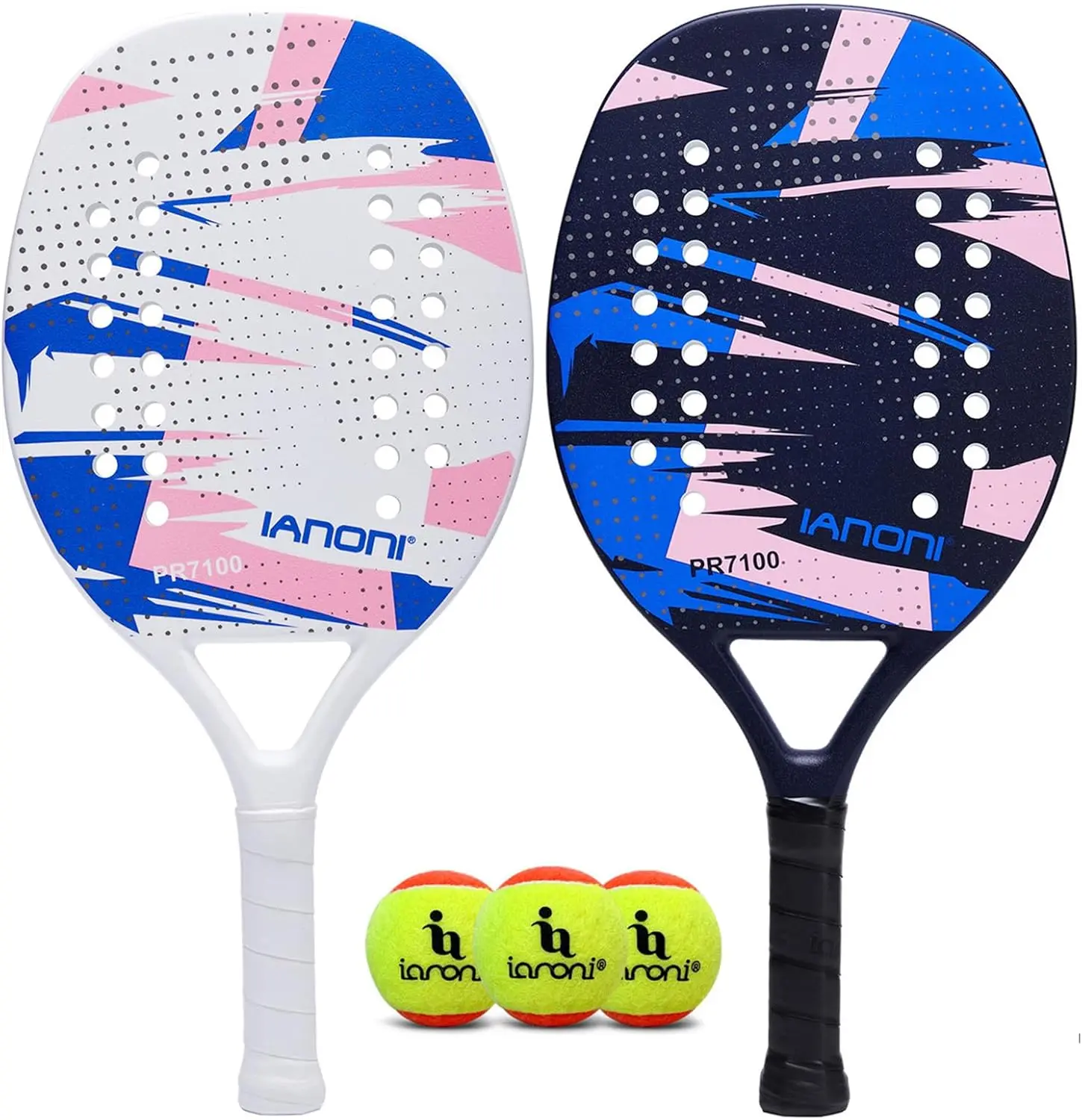 2 шт. ракетка для падель с поверхностью из углеродного волокна гибким сердечником