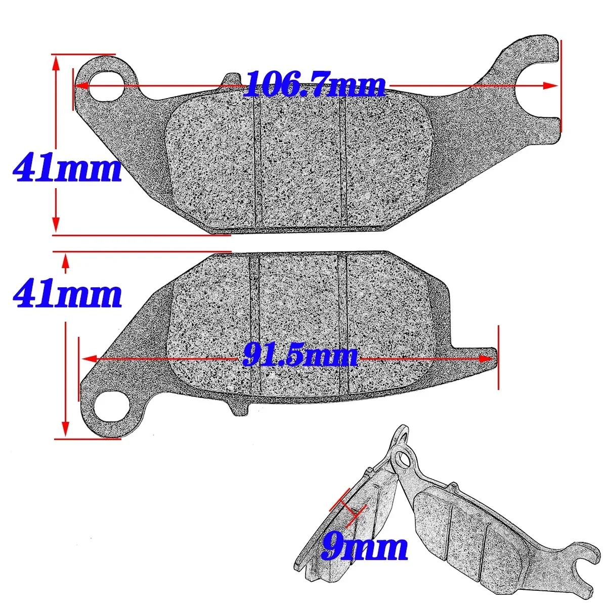 Передние и задние тормозные колодки XCMT для мотоцикла HONDA Monkey 125 2019 2020 2021 CBR125 CBR125R 3-10