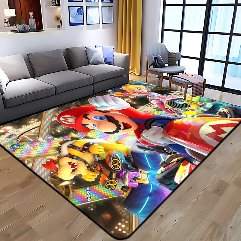 

Multicolor comic printing creative pattern play area carpet soft and comfortable for Children's room outdoor rug room decor
