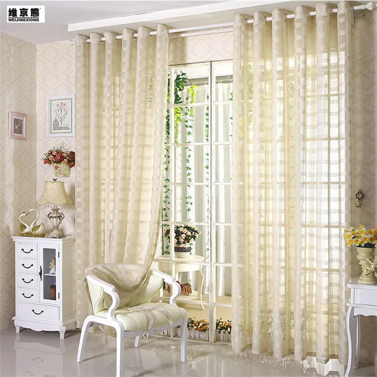 

21136-FZ- Autumn Wild Flowers Voile Curtains For Bedroom Tulle Window Curtain For Living Room Sheer