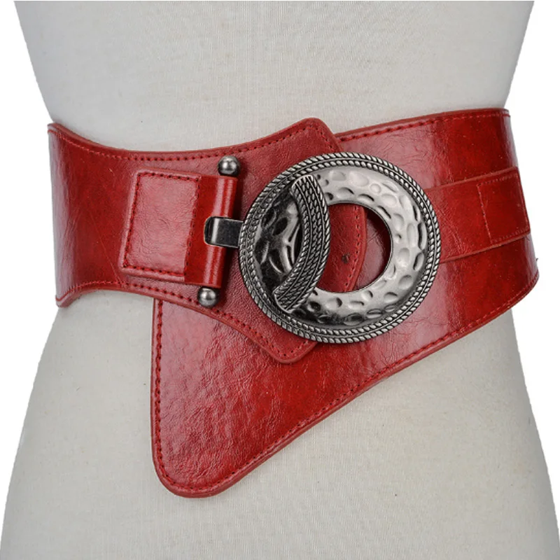 

Hot Fashion Women Wide Waist Elastic Stretch Belt women's girdlestrap belts for women cinturon mujer cummerbund strap