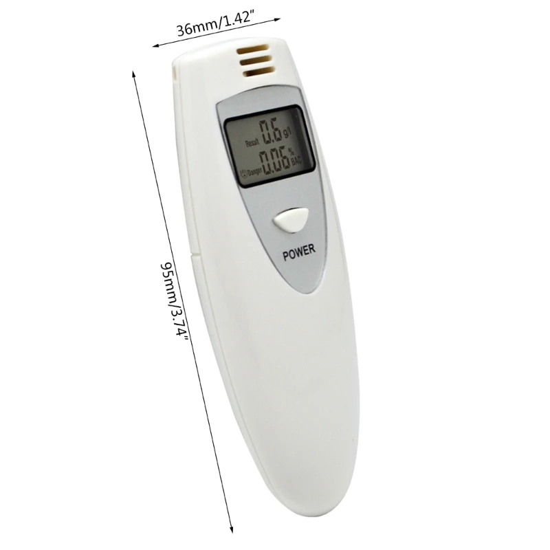 Профессиональный портативный детектор алкоголя тестер дыхания с ЖК-дисплеем