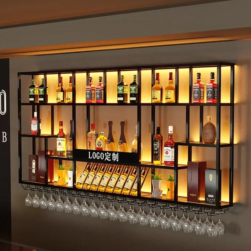 Ретро барный шкаф современный металлический индустриальный стиль шведский стол