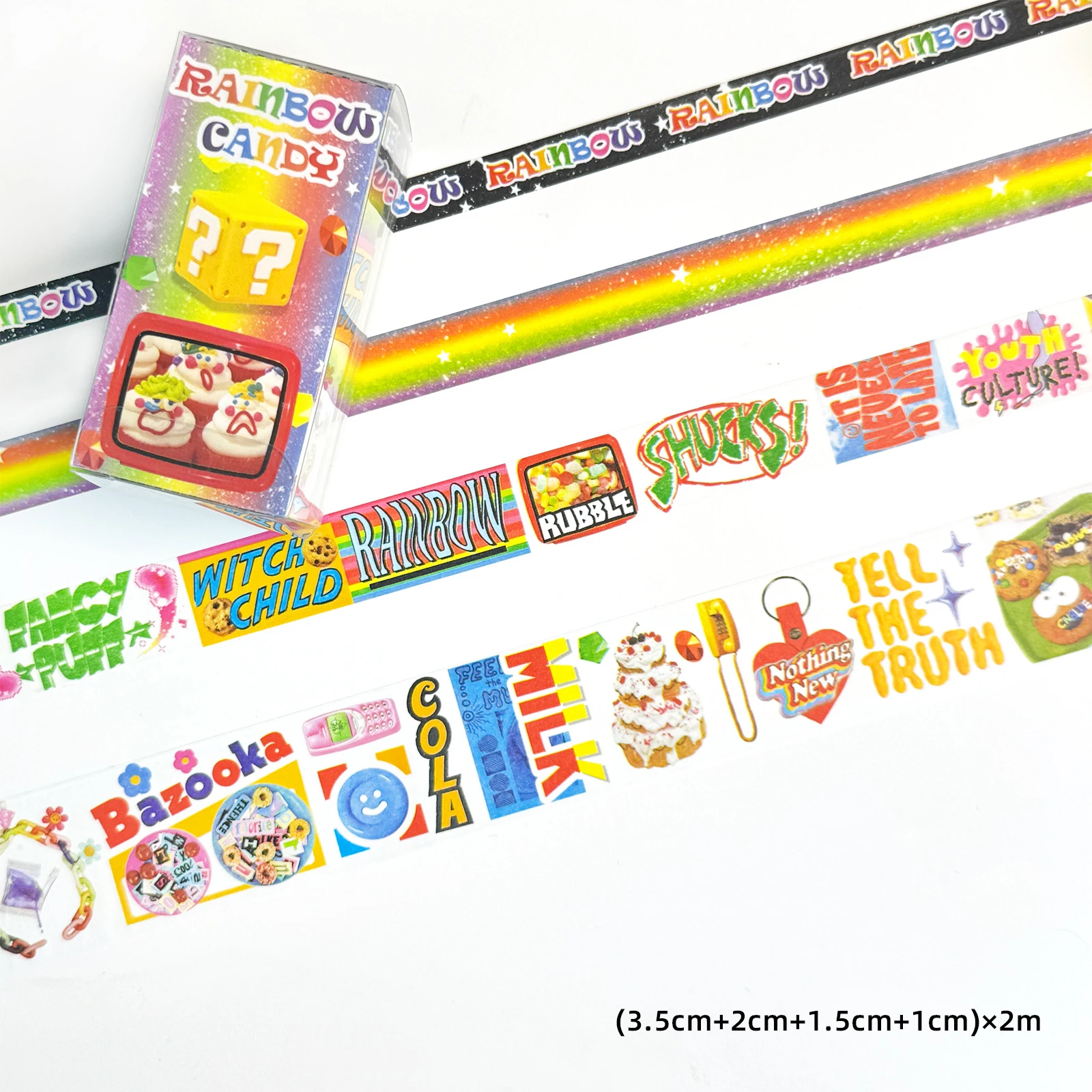 

4 шт. Ленты WASHI YOUQIWJ для скрапбукинга