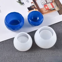 cup silicone mold round dish bowl water cup epoxy resin mold candle holder casting mold flowerpot container mold craft