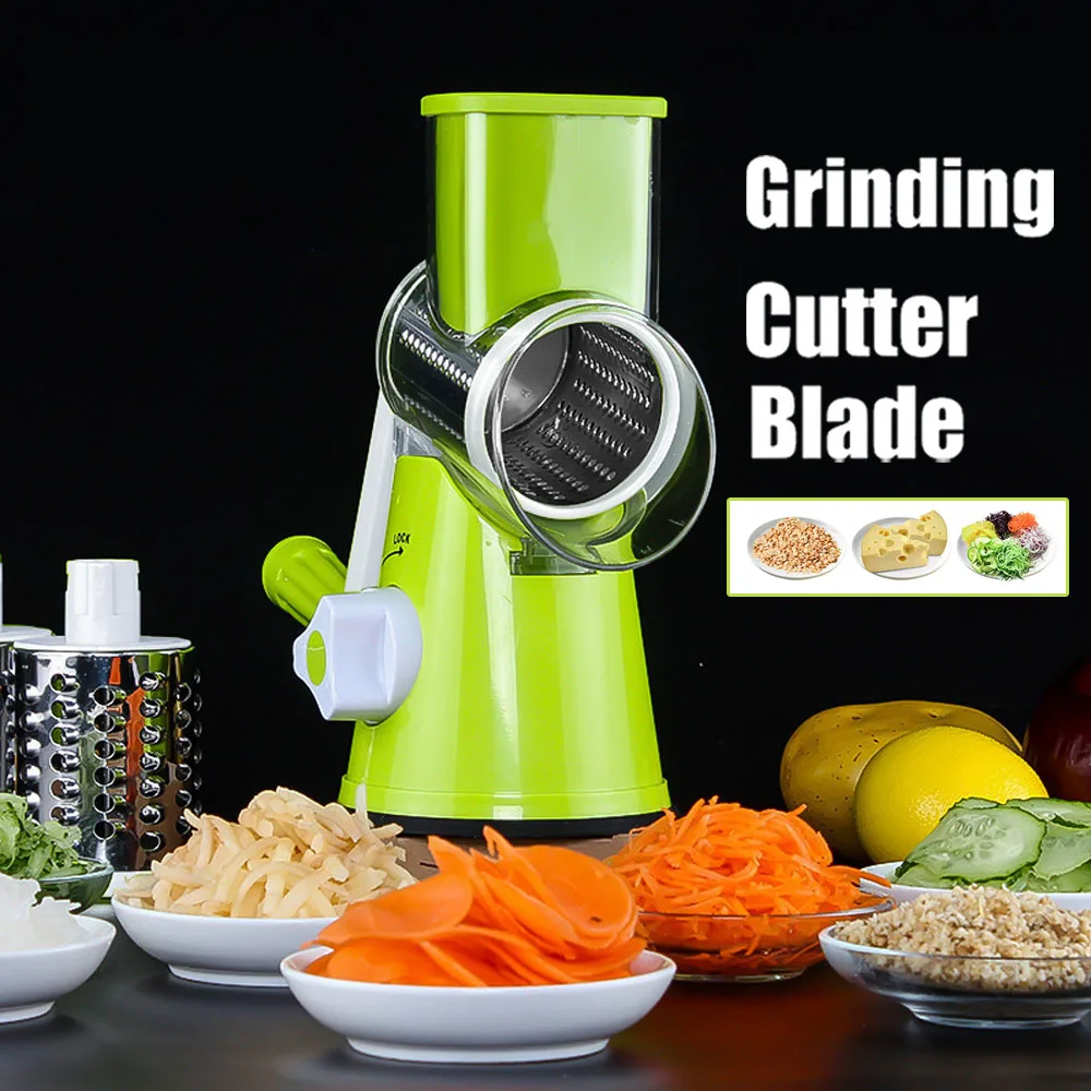 

Vegetable Tools Slicer Shredder Meat Grinder Multifunction Veggie Fruit Grater Potato Kitchen Chopper Food Cutter Manual Drum