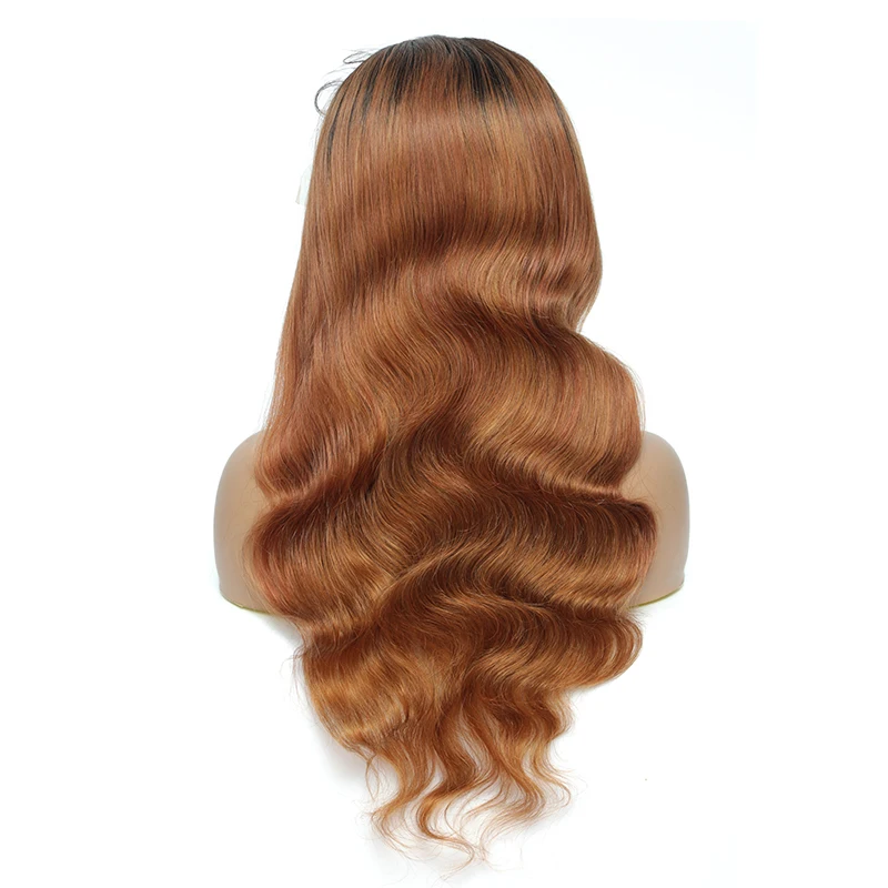 Парик из натуральных бразильских человеческих волос с эффектом омбре 13x4 |