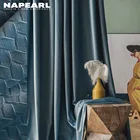 Роскошные бархатные шторы NAPEARL 2022 в скандинавском стиле, роскошные текстурные затеняющие шторы для гостиной, спальни, домашний декор, затемняющие шторы