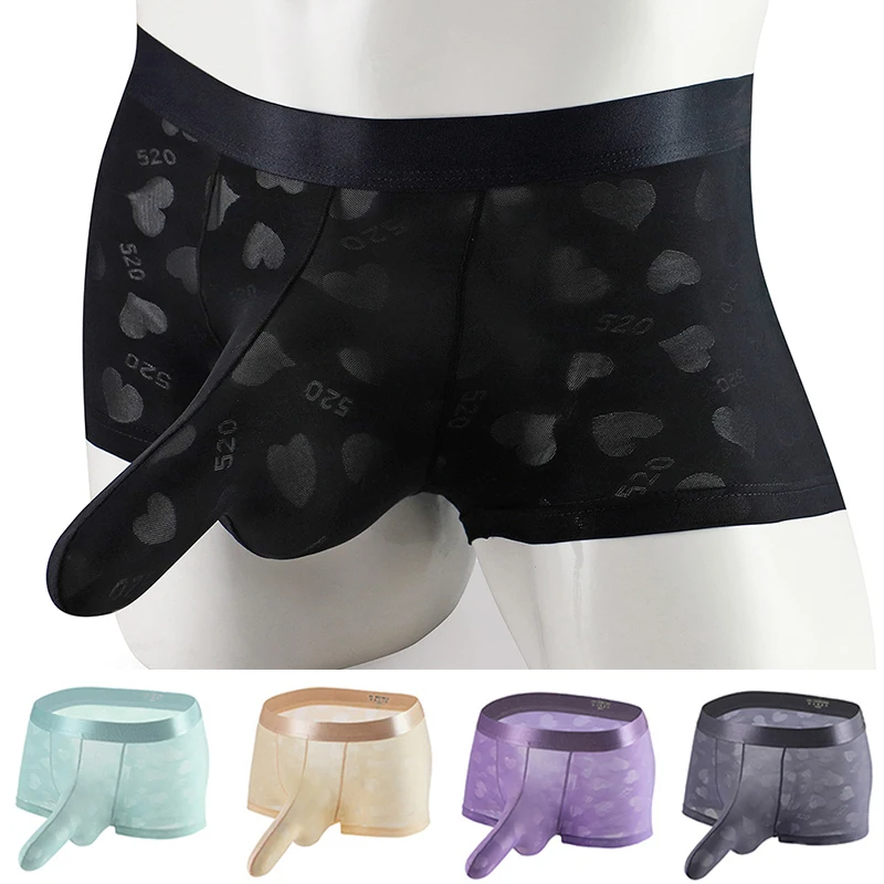 Мужское нижнее белье трусы с принтом шорты плавки в виде слона на носу