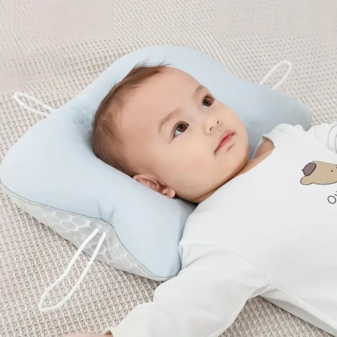 

Baby Styling Pillow Newborn Correction Anti-bias Head Type Summer Breathable, Hose Filling Breatha