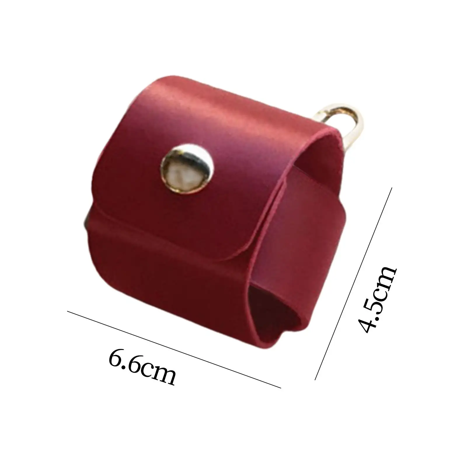 2xGolf Ball Carry Bag Чехол для хранения аксессуаров гольфа с крючком красный