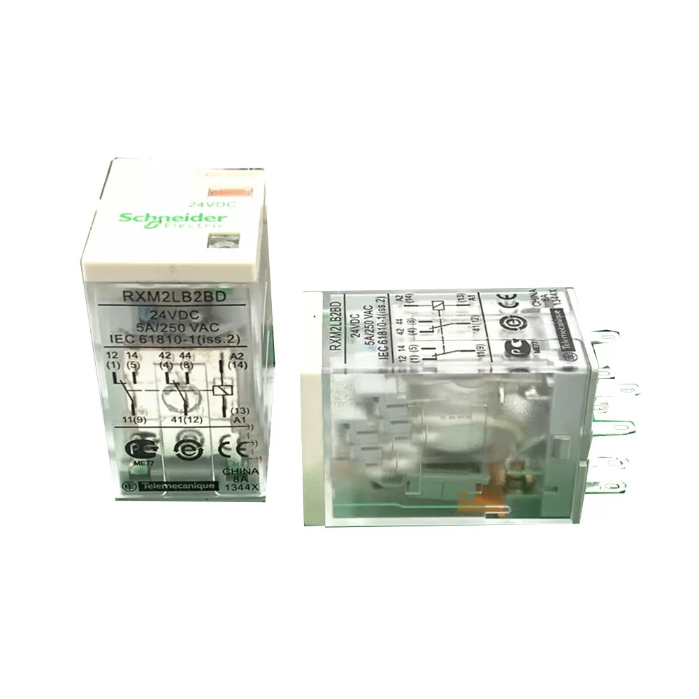 

10PCS/1Box New for Schneider RXM2LB2BD Miniature Relays 24VDC In Box Brand