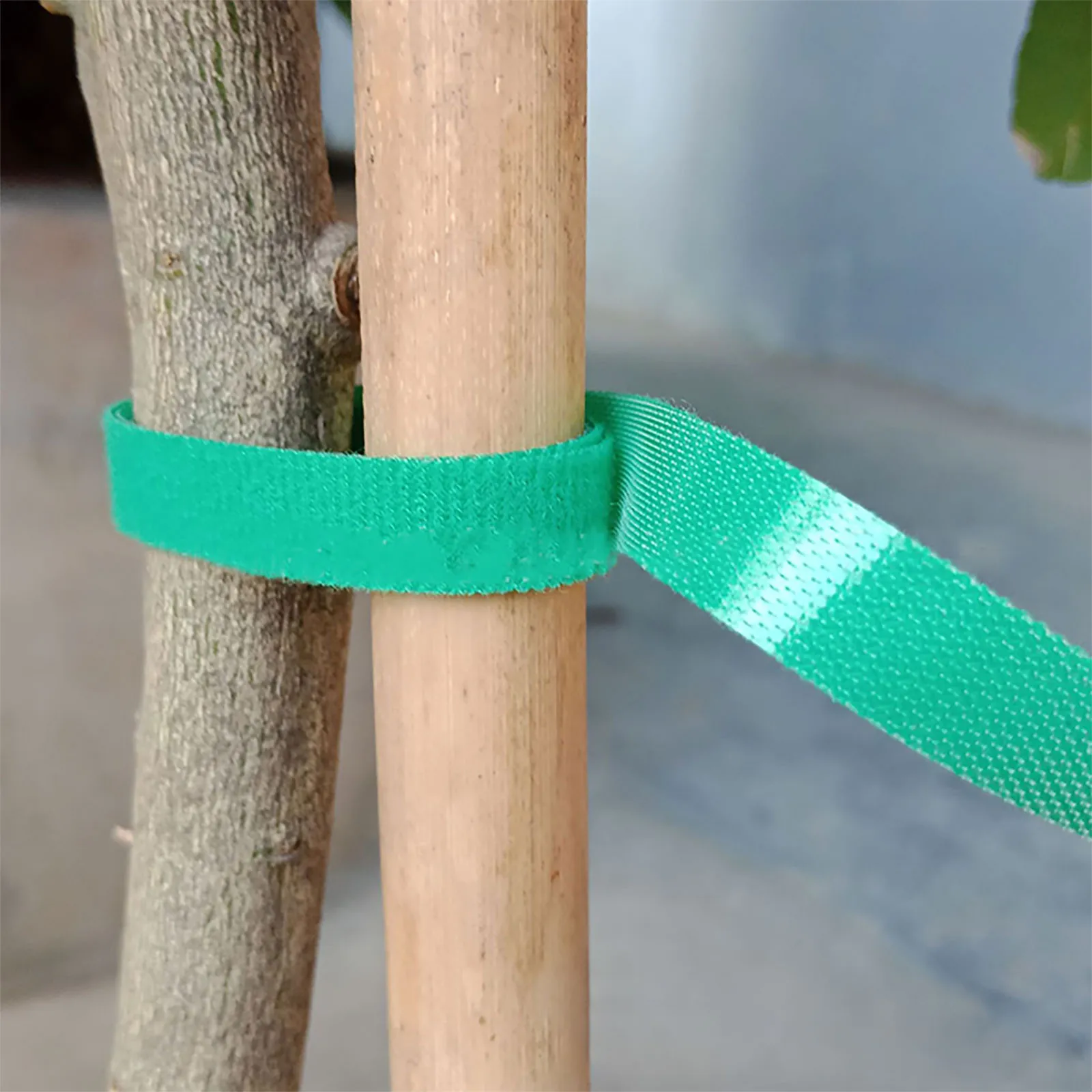 Plant Ties Nylon Plant Bandage Tie Reusable Home Garden Plant Shape Tape Hook Loop Bamboo Cane Wrap Support Plant Supports
