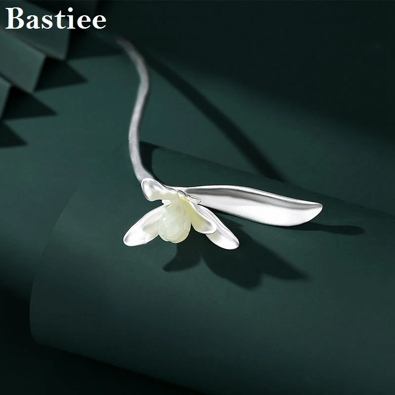 

Bastiee S925 Silver Hairpin Hotan Jade Ancient Style Jewelry Hair Clips for Girls Free Shipping Artesanato Hanfu Accessories