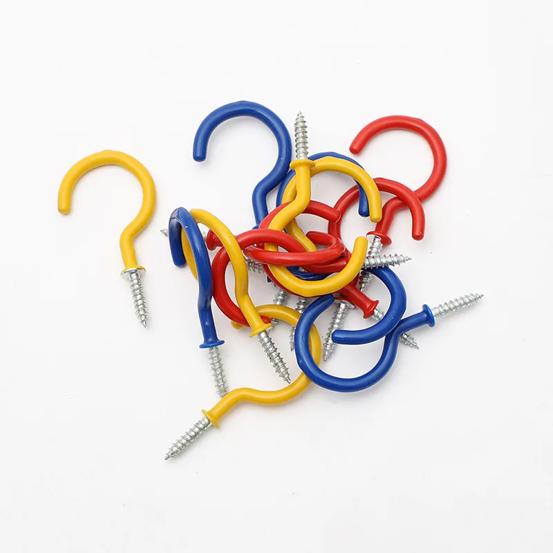 

10pcs Camping Tent Deck Nails Outdoor Hiking Awning Pegs Stakes Canopy Fixed Screw Spike Hook Rope Buckle Tent Accessories