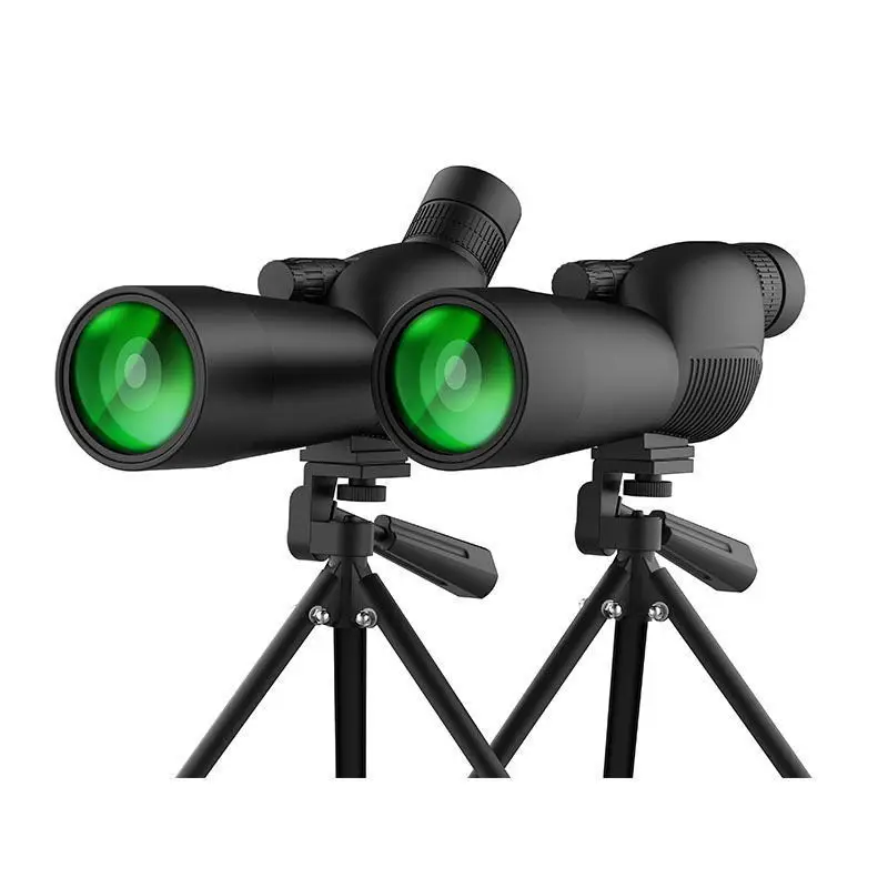 

20-60x60 Zoom Spotting Scope HD Monocular High Magnification BAK4 Prism Waterproof Telescope For Target Shooting Bird Watching