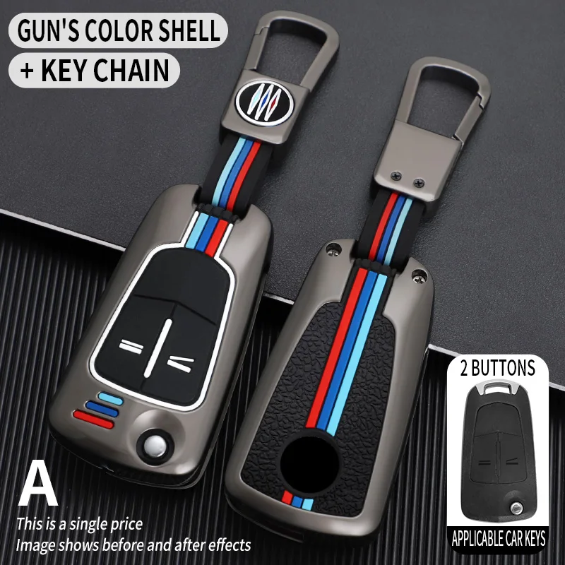 

Чехол для автомобильного ключа с дистанционным управлением из сплава, защитный чехол, сумка для vohxall Opel Astra H Corsa D Insignia Vectra Zafira Signum, аксессуары