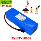 VariCore 11,1 v 12V 30Ah 18650 Литий Батарея пакет 12,6 v 30000mah батареи для Шахтерская лампа 800 Вт для электрического велосипеда