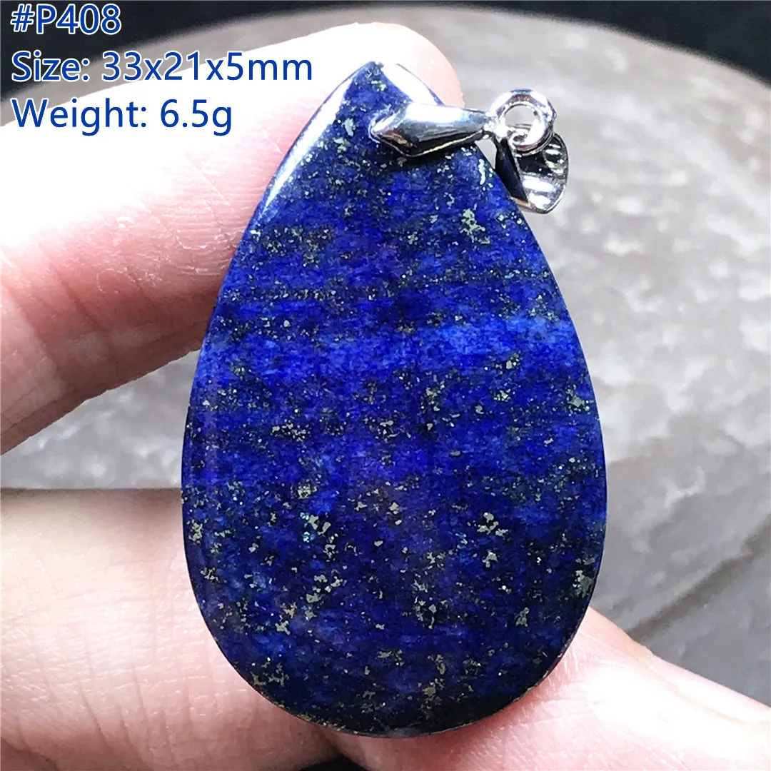 Натуральный Королевский синий кулон с лазуритом для женщин мужчин подарок