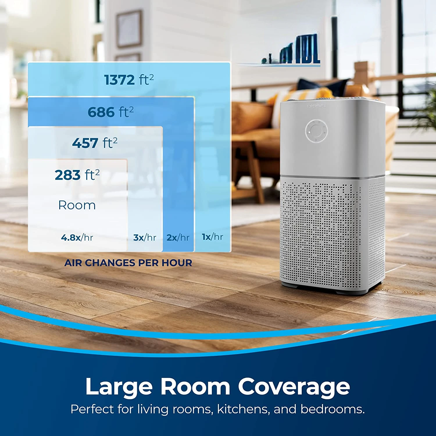 

Air180 Air Purifier For Home, Bedroom, HEPA Filter, Filters Smoke, Allergies, Pet Dander, Odor, Dust, Gray, 34964