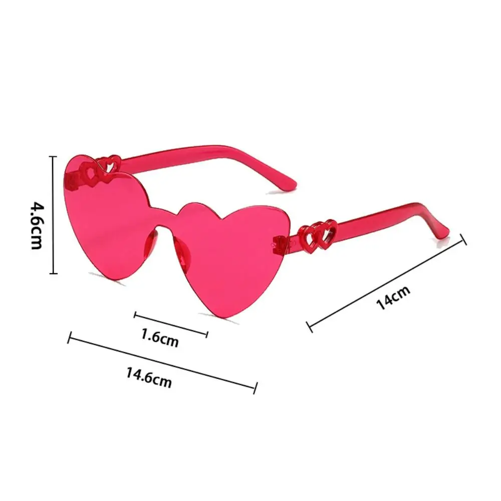 Женские солнцезащитные очки в форме сердца аксессуары для путешествий уличные