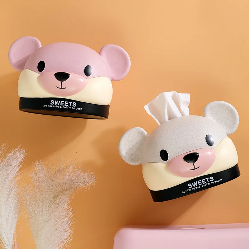 

Cartoon Tissue Box Bathroom Toilet Paper Holder Kitchen Tissue Box Wipes Hand Towel Napkin Storage Dispenser Container Box Car